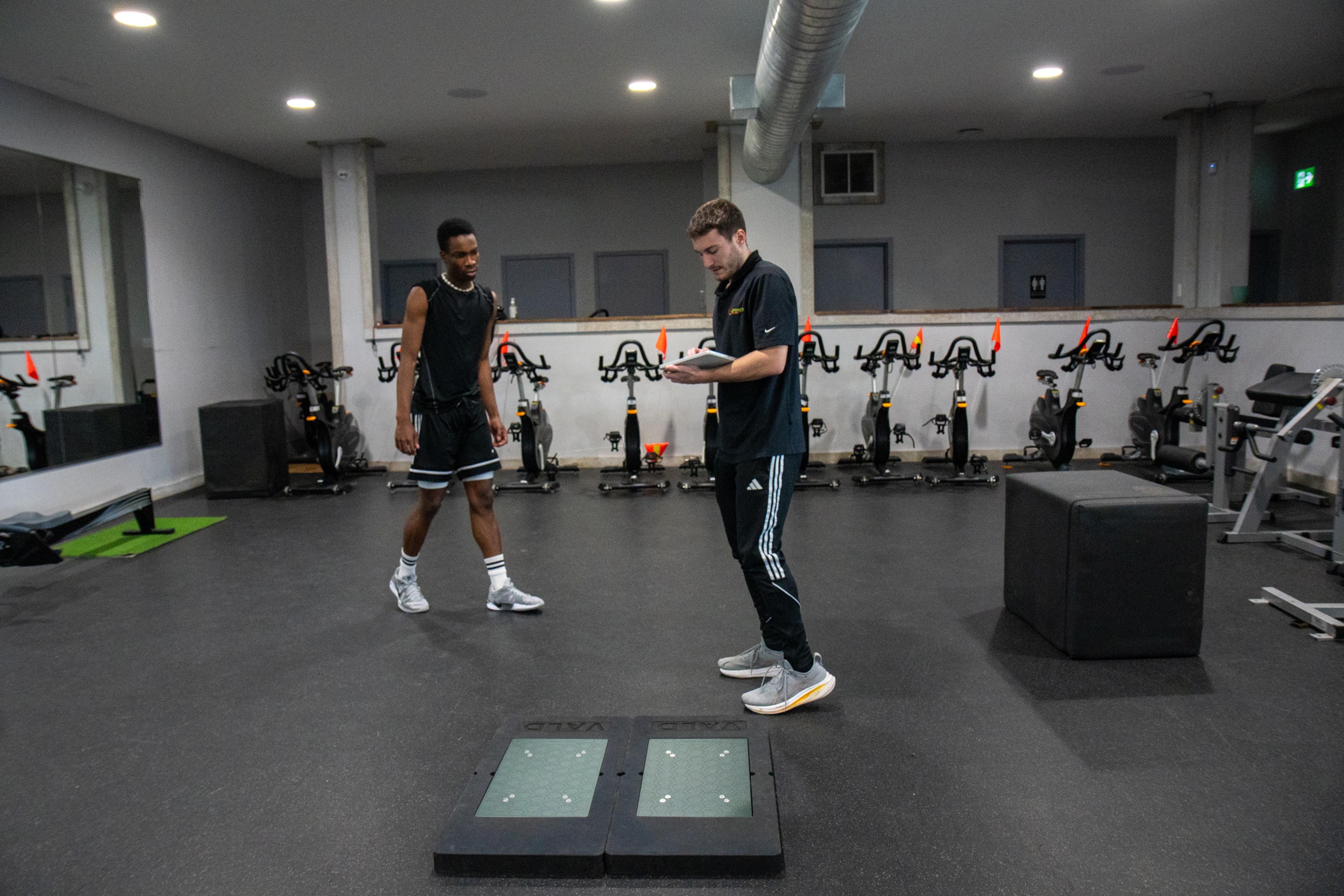 Michael coaching at Generations Sports Performance